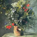 Пьер Огюст Ренуар - Цветы в вазе